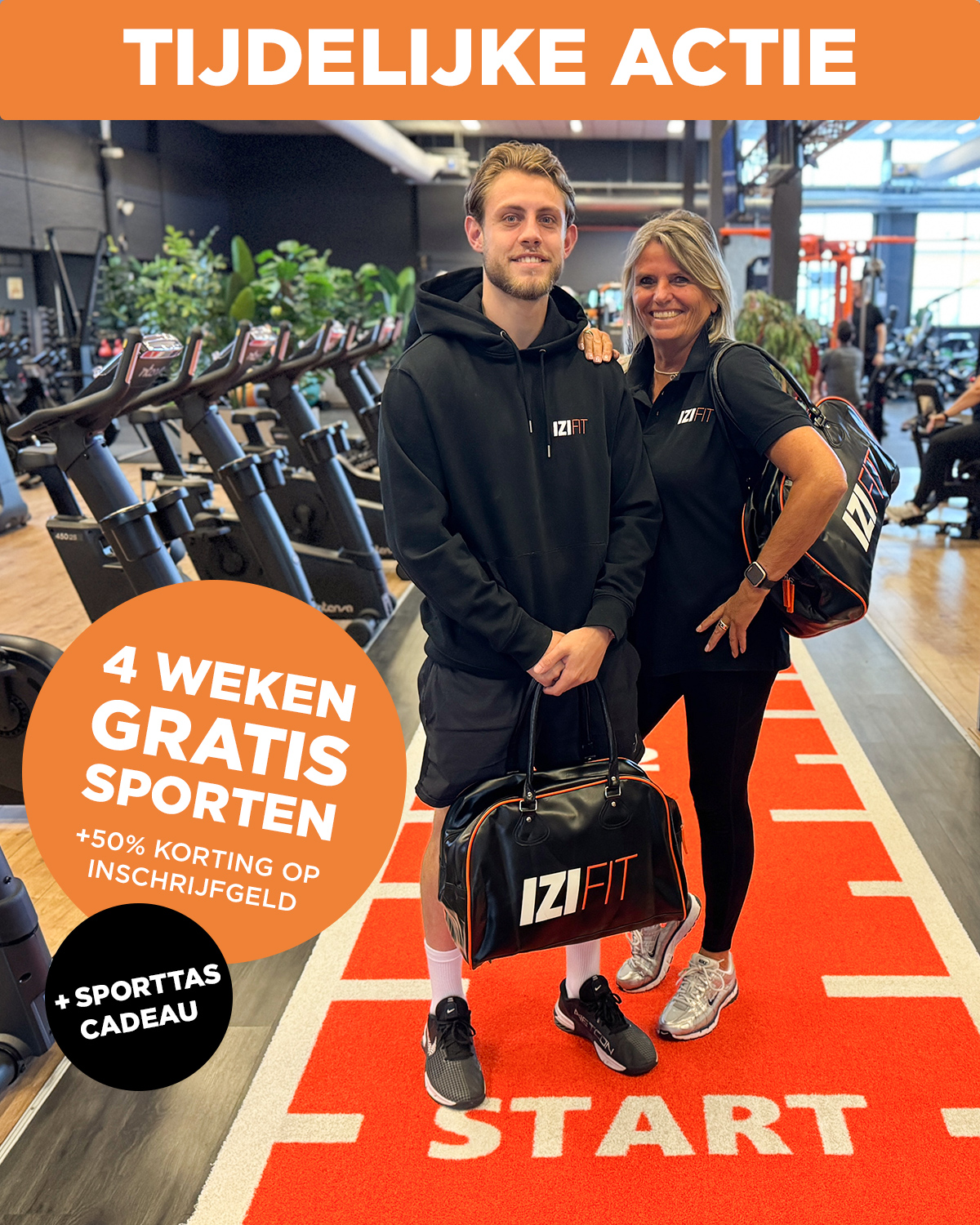 4 weken gratis sporten actie