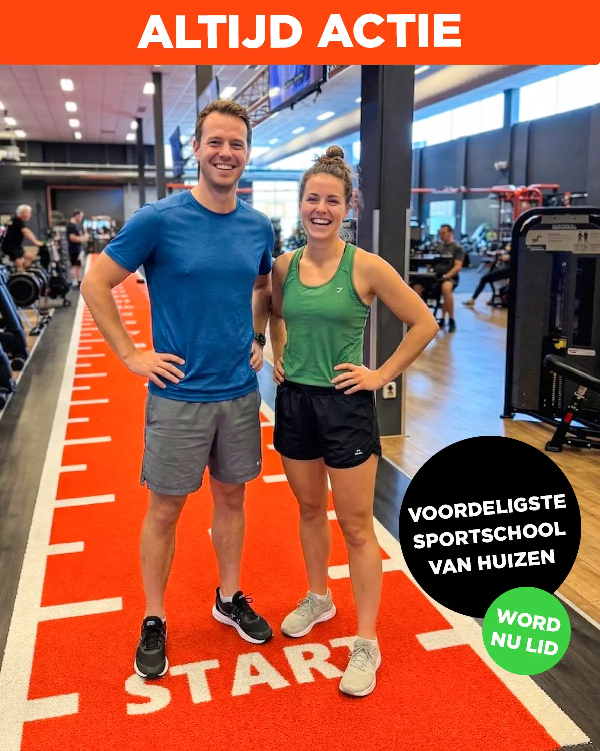 Voordeelactie IZI Fitness Huizen