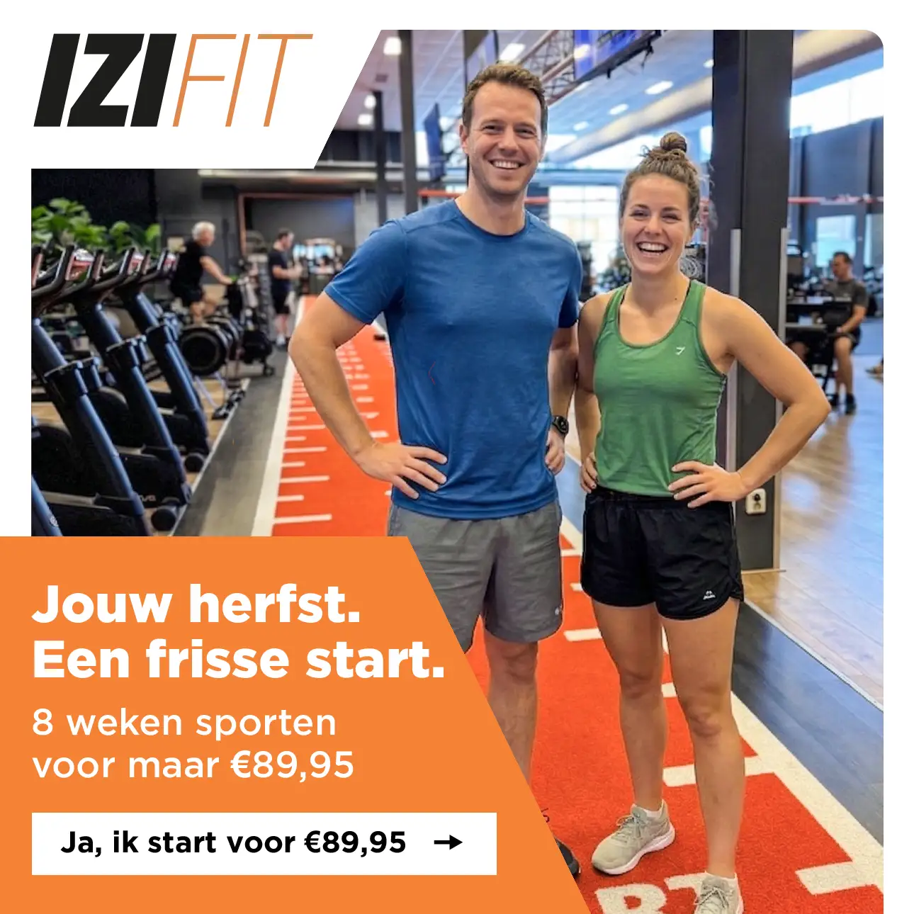 Herfstdeal sportschool | IZI Fitness Huizen
